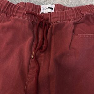 Fashion Nova Burgundy Joggers